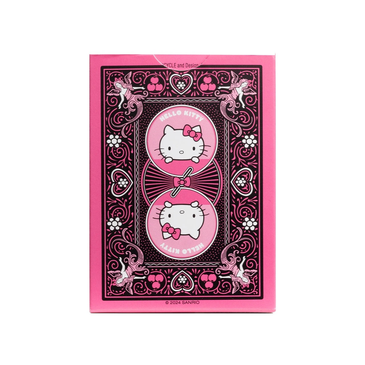 Bicycle Hello Kitty Playing Cards, Black &amp; Pink, Sanrio