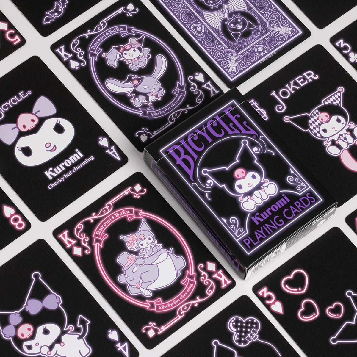 Bicycle Kuromi Playing Cards, US version, Sanrio