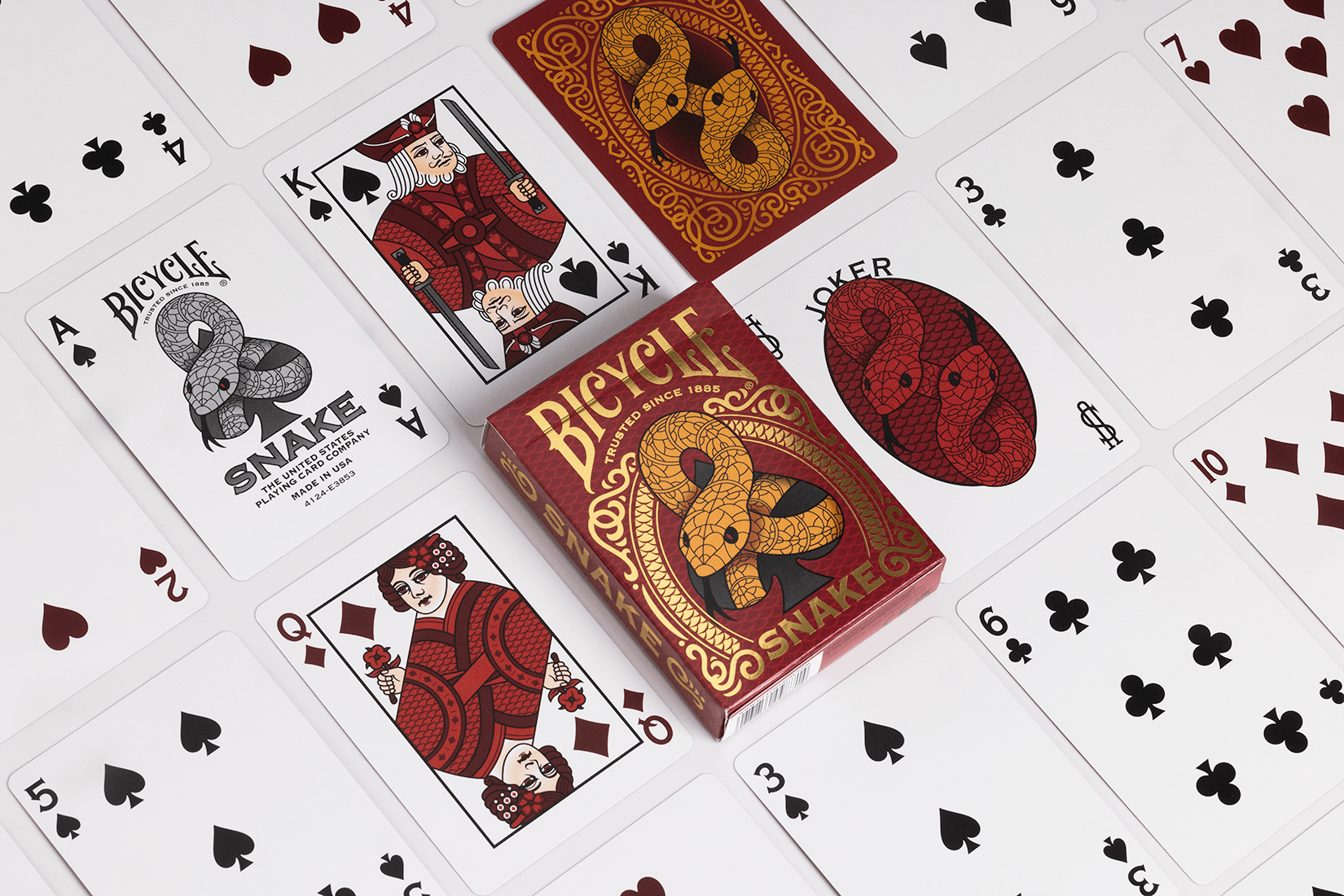 Bicycle Snake Playing Cards