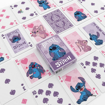 Bicycle Disney Stitch Purple Playing Cards