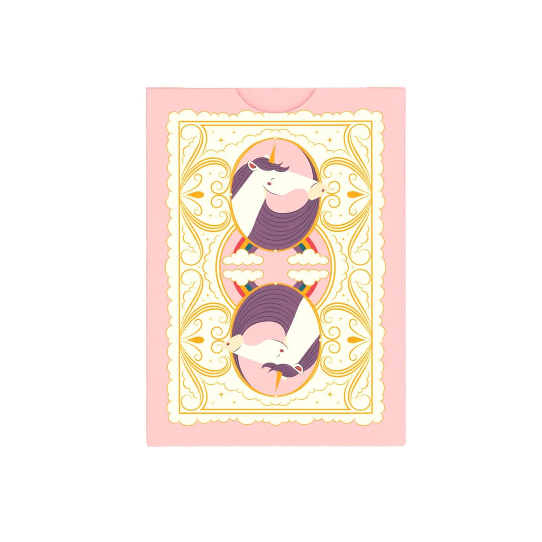 Bicycle Unicorn Pink Playing Cards