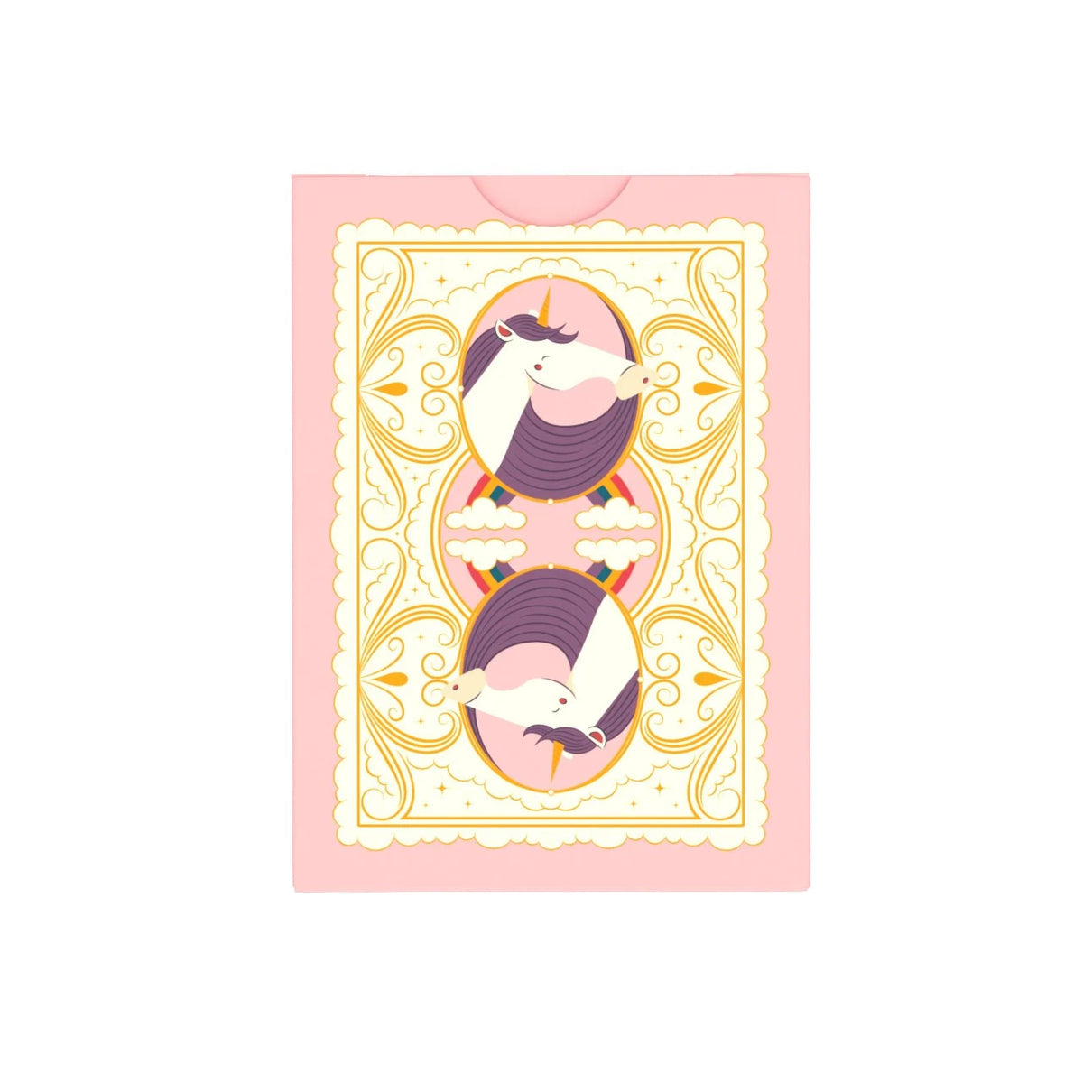 Bicycle Unicorn Pink Playing Cards