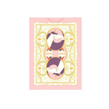 Bicycle Unicorn Pink Playing Cards