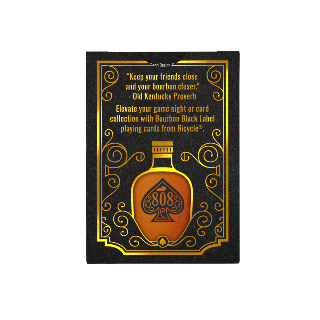 Bicycle Bourbon Black Label Playing Cards
