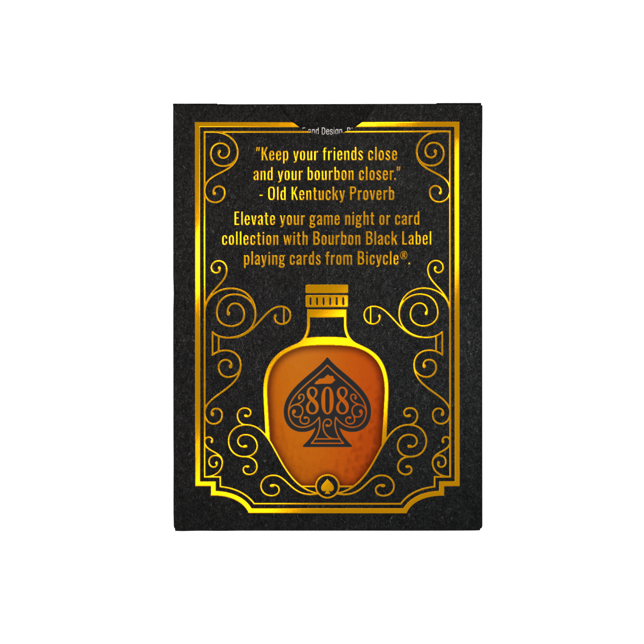 Bicycle Bourbon Black Label Playing Cards