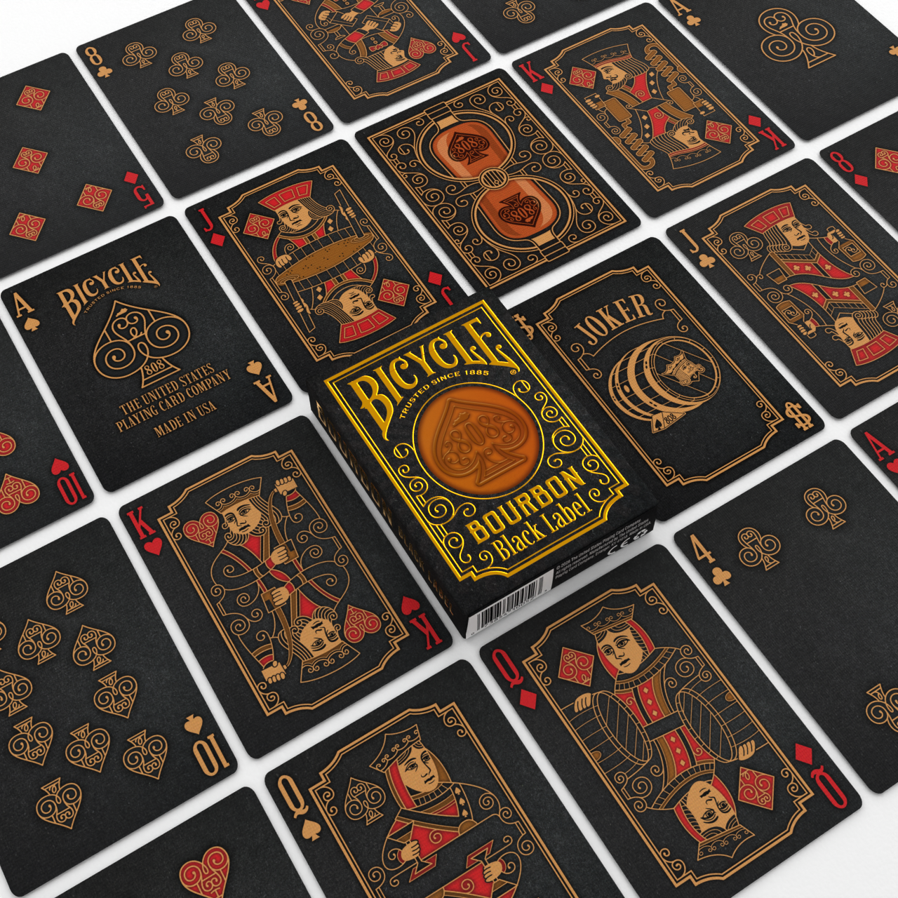 Bicycle Bourbon Black Label Playing Cards