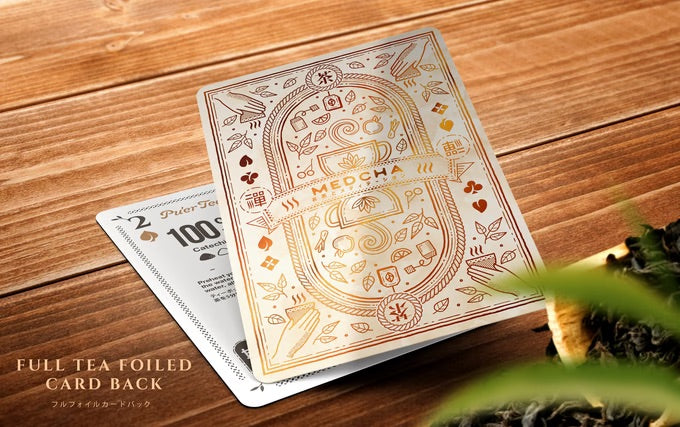 Medcha Tea PVC Foil Playing Cards