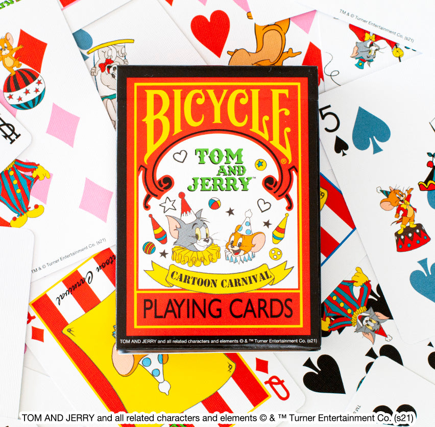 Bicycle Tom and Jerry Cartoon Carnival Playing Cards [RARE]