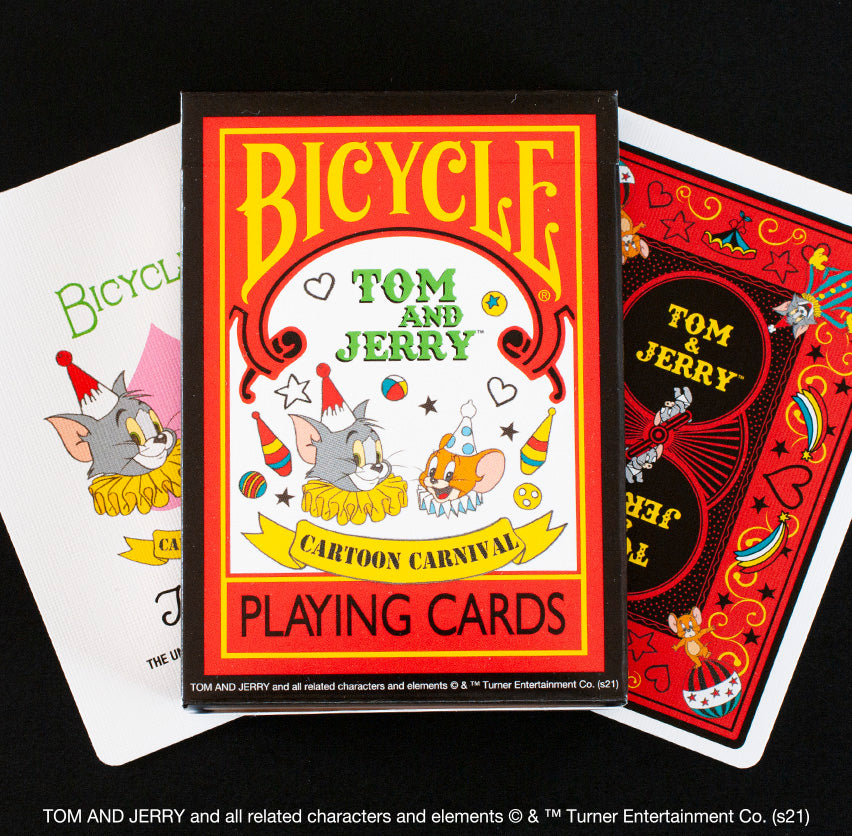 【希少・美品】BICYCLE トムとジェリー カーニバル プレイングカード Bicycle Tom and Jerry Playing Cards Japan Exclusive | Cardvo