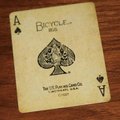 Bicycle Vintage Series Red &amp; Blue V1 Unmarked Ohio Playing Cards [Reverse Seal]