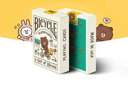 Bicycle x LINE FRIENDS A Day Of Brown and Doodle Playing Cards