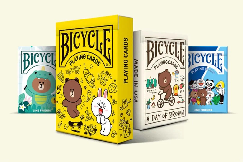 Bicycle x LINE FRIENDS A Day Of Brown and Doodle Playing Cards