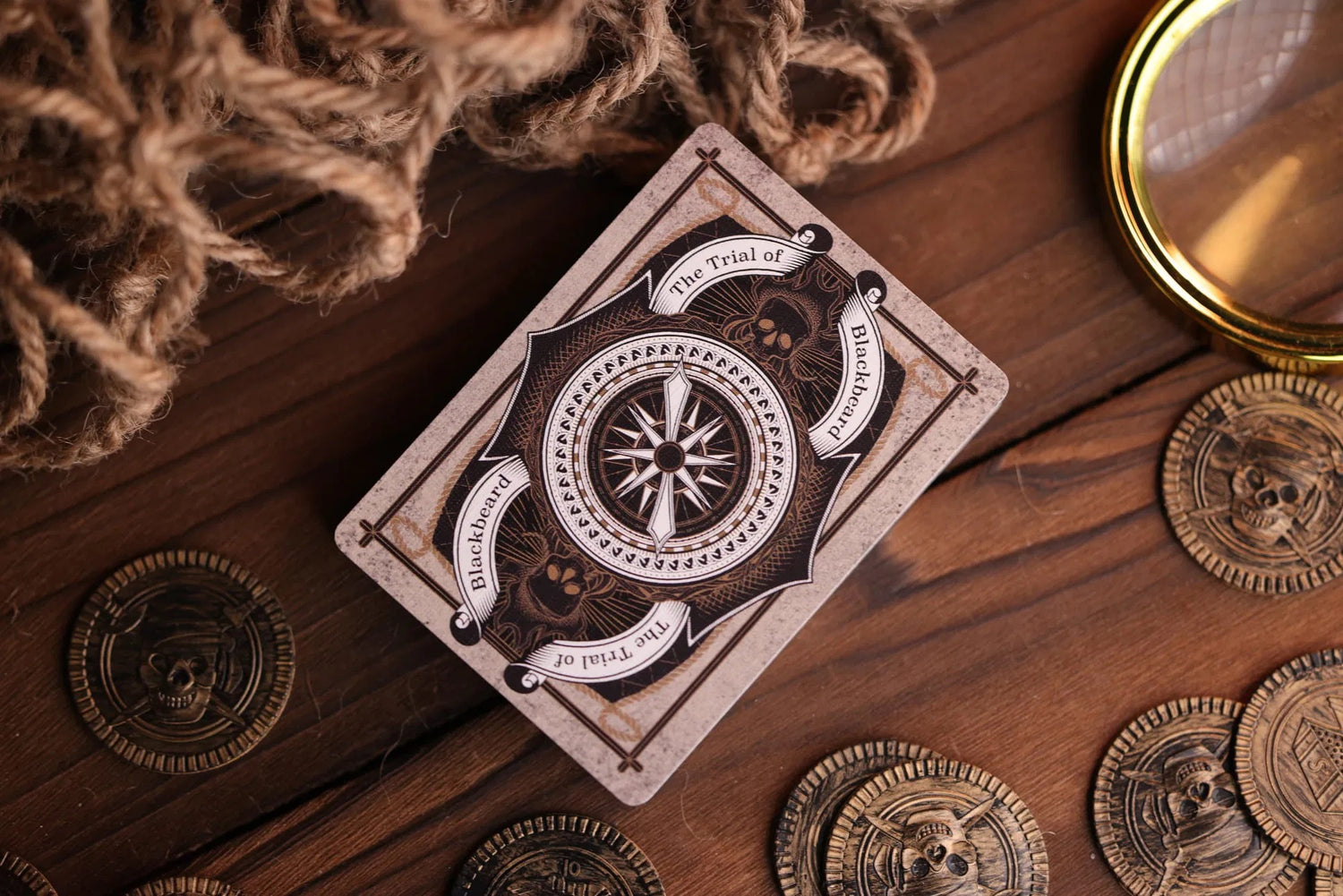 Trial of Blackbeard Playing Cards - Obsibian Black Edition