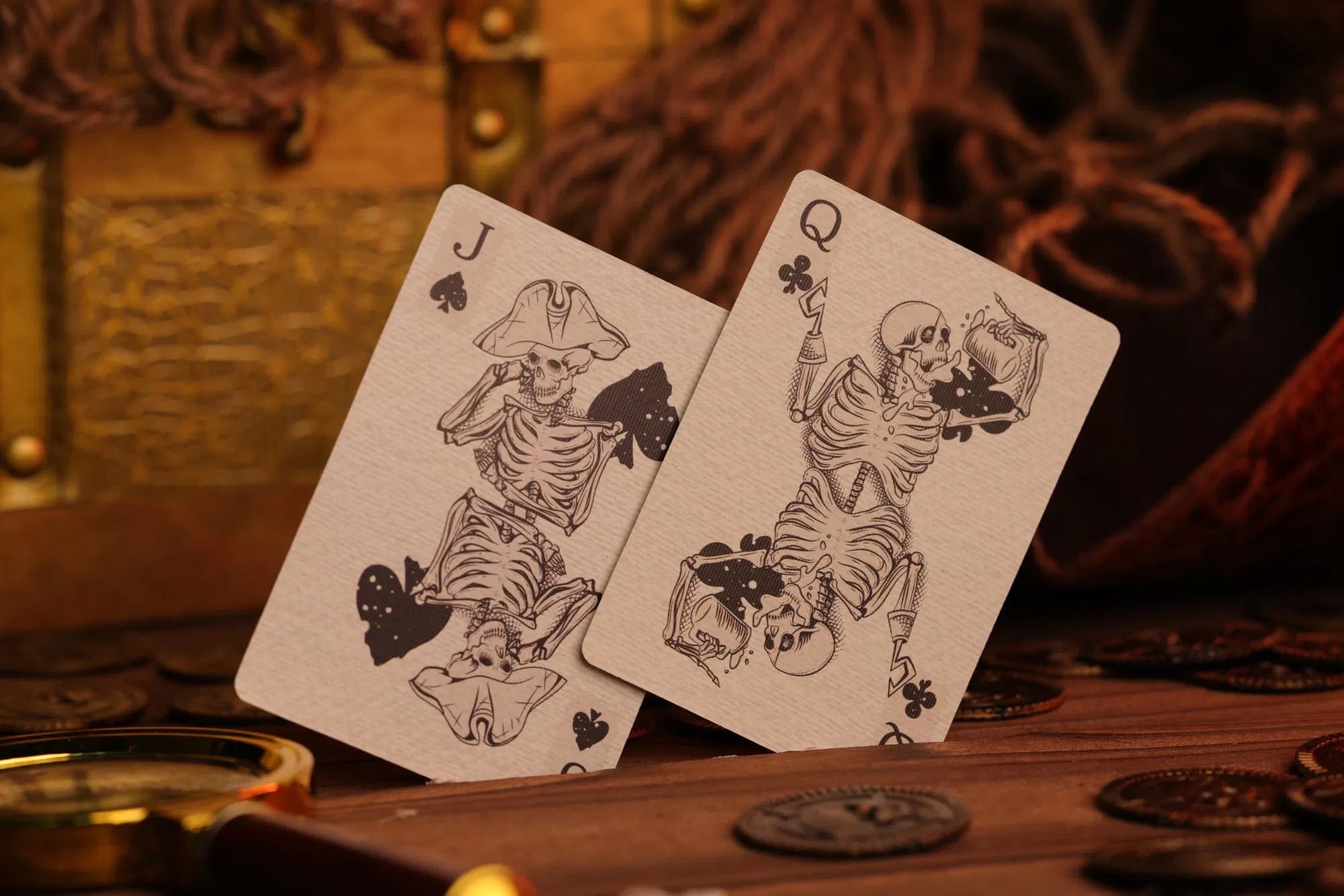 Trial of Blackbeard Playing Cards - Pearl White Edition