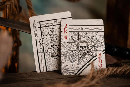 Trial of Blackbeard Playing Cards - Special Pearl White Edition