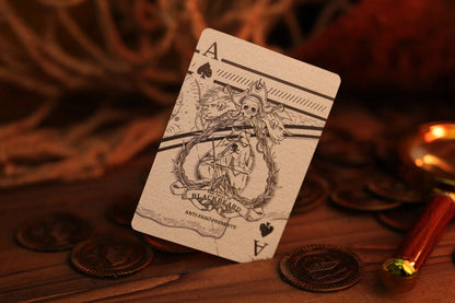 Trial of Blackbeard Playing Cards - Special Pearl White Edition