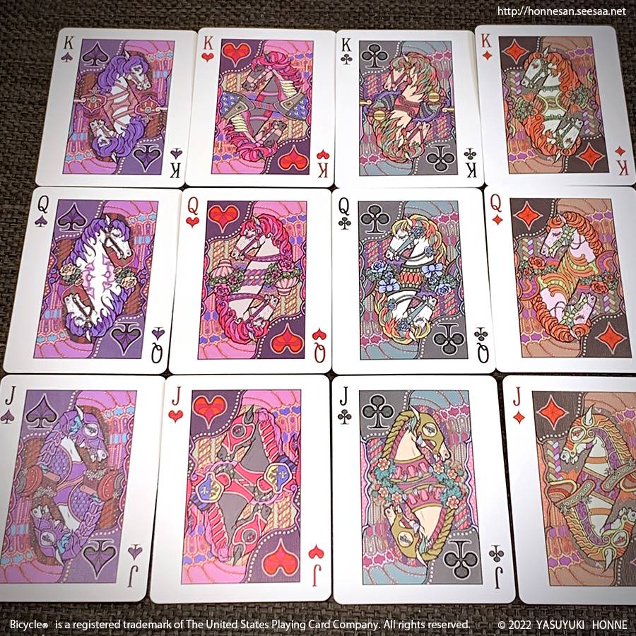 Bicycle Elegant Carousel Scarlet Red Playing Cards [FREE GOODIES]
