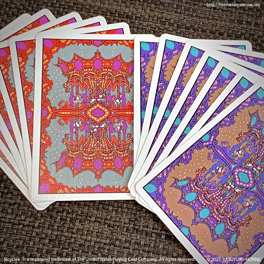 Bicycle Elegant Carousel Scarlet Red Playing Cards [FREE GOODIES]