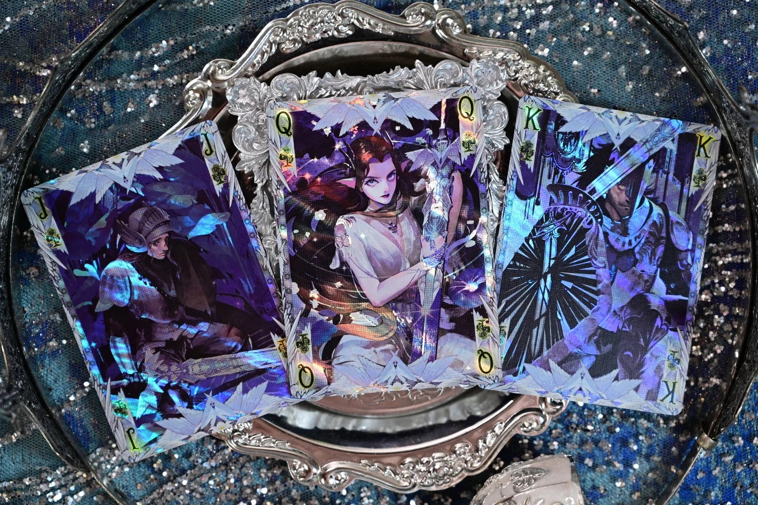 King Arthur V2 (Golden Dawn &amp; Silver Fairyland) Playing Cards by KING STAR