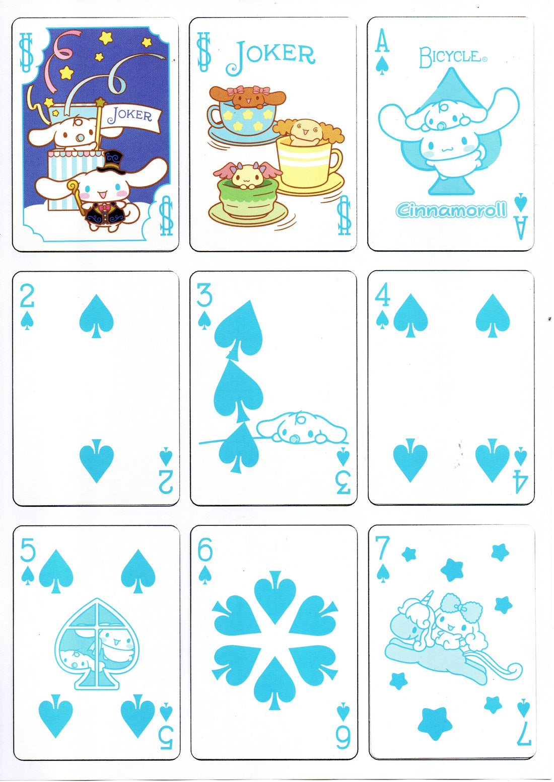 Bicycle Cinnamoroll V2 Playing Cards by Saniro