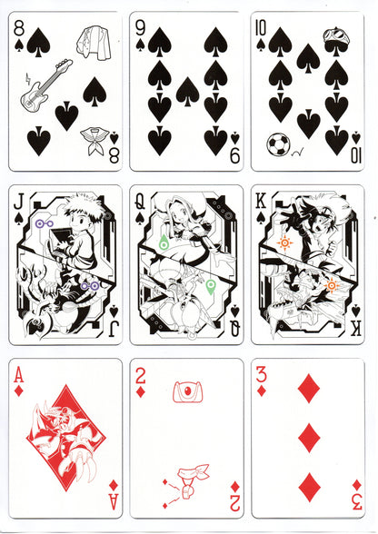 digimon playing cards Digimon Adventure & 02 Themed Playing Cards Coming from Brujula & Bicycle : r/digimon