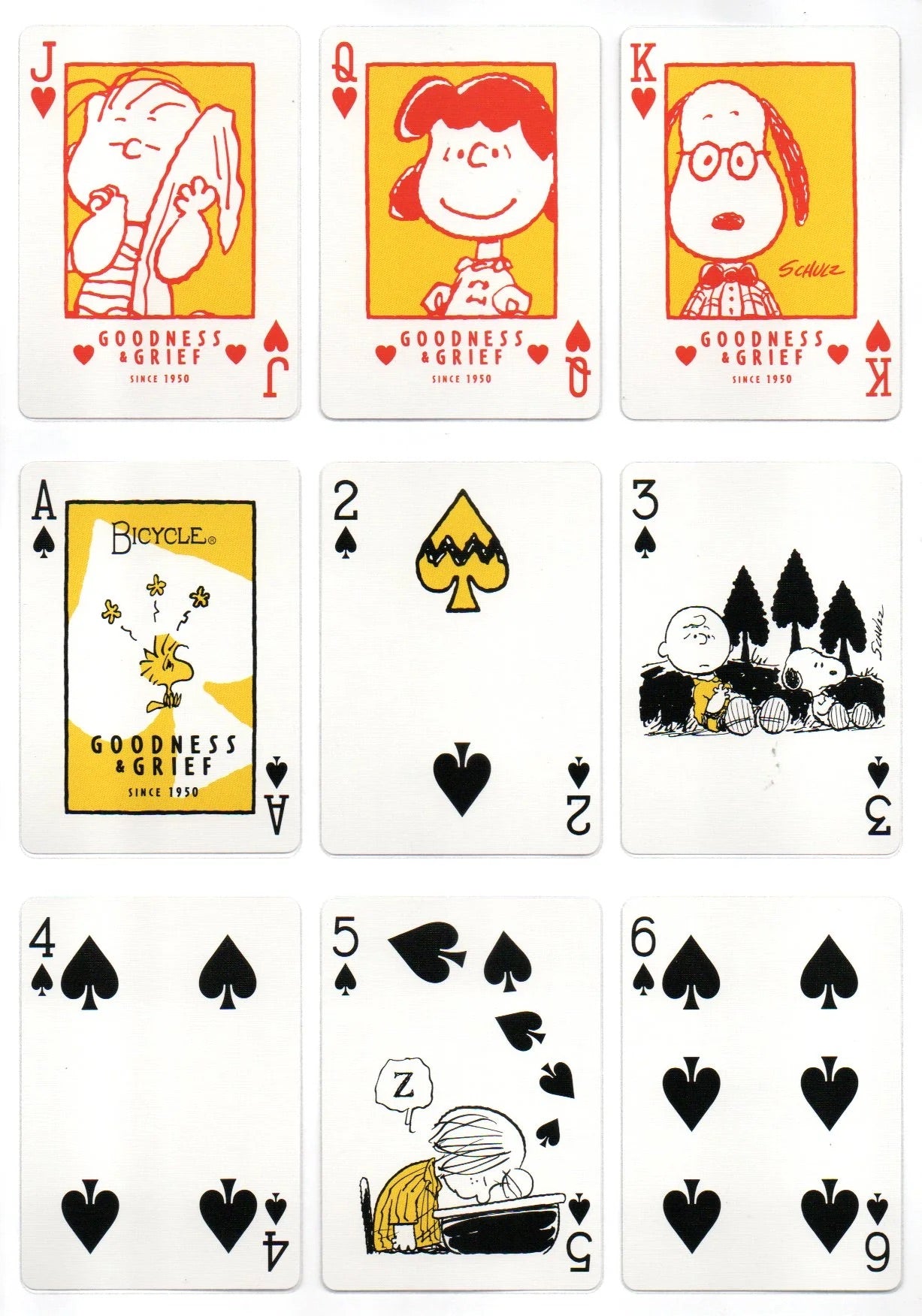 Bicycle Peanuts 75th Anniversary Playing Cards