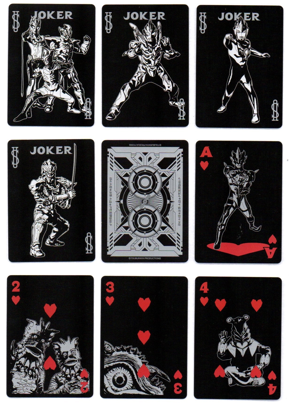Bicycle Ultraman New Generation Playing Cards
