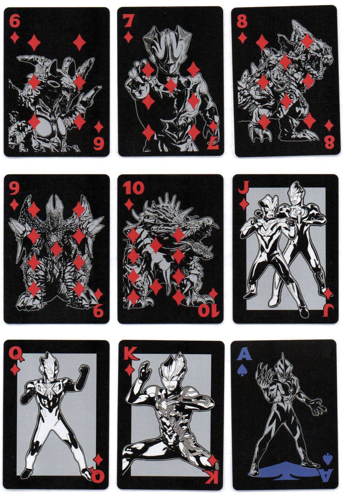 Bicycle Ultraman New Generation Playing Cards Japan | Cardvo Cards