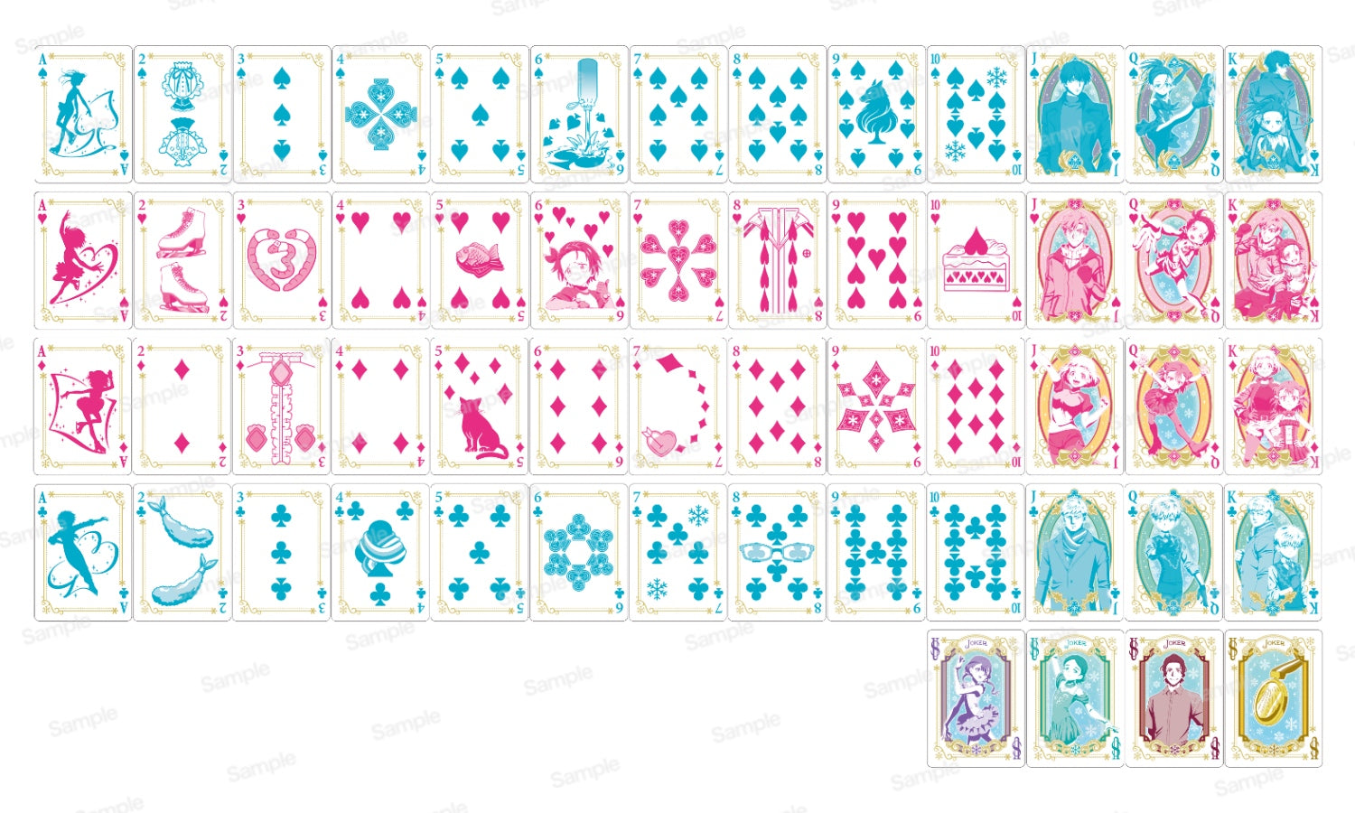 Bicycle Medalist Inori Yotsuba Playing Cards