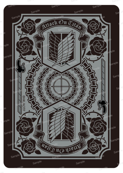 Bicycle Attack on Titan V2 Black Edition Shingeki no Kyojin Playing Cards Japan Manga
