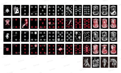 Bicycle Attack on Titan V2 Black Edition Shingeki no Kyojin Playing Cards Japan Manga
