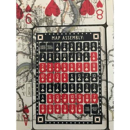 Bicycle Escape Map Playing Cards