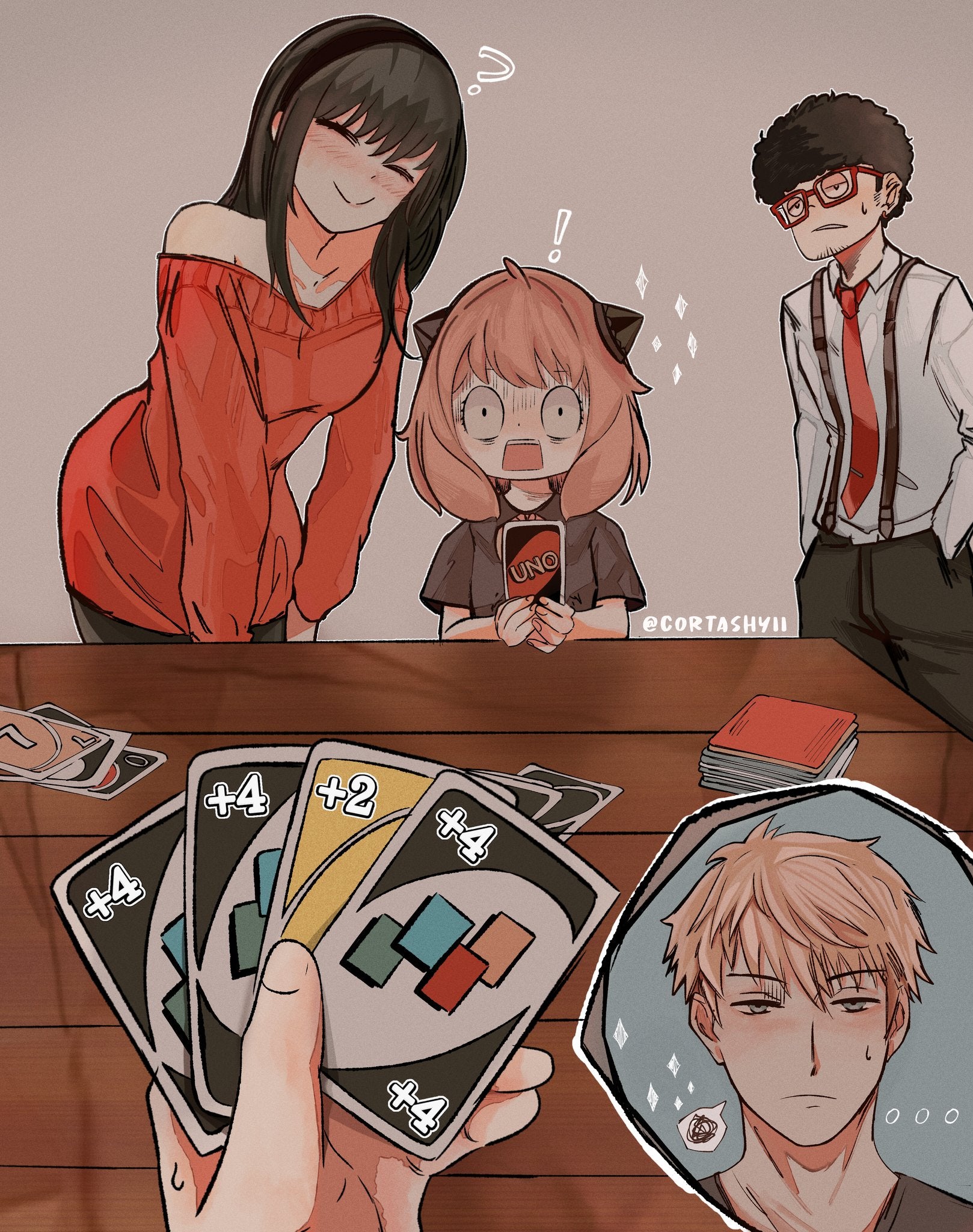 UNO Spy X Family Card Game Japan Anya Loid Yor Bond