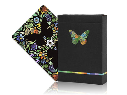 Butterfly Seasons Spring Summer Autumn Winter Marked Playing Cards by Ondrej Psenicka