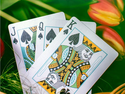 Butterfly Seasons Spring Summer Autumn Winter Marked Playing Cards by Ondrej Psenicka