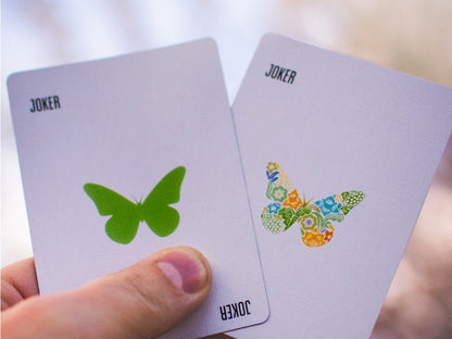 Butterfly Seasons Spring Summer Autumn Winter Marked Playing Cards by Ondrej Psenicka