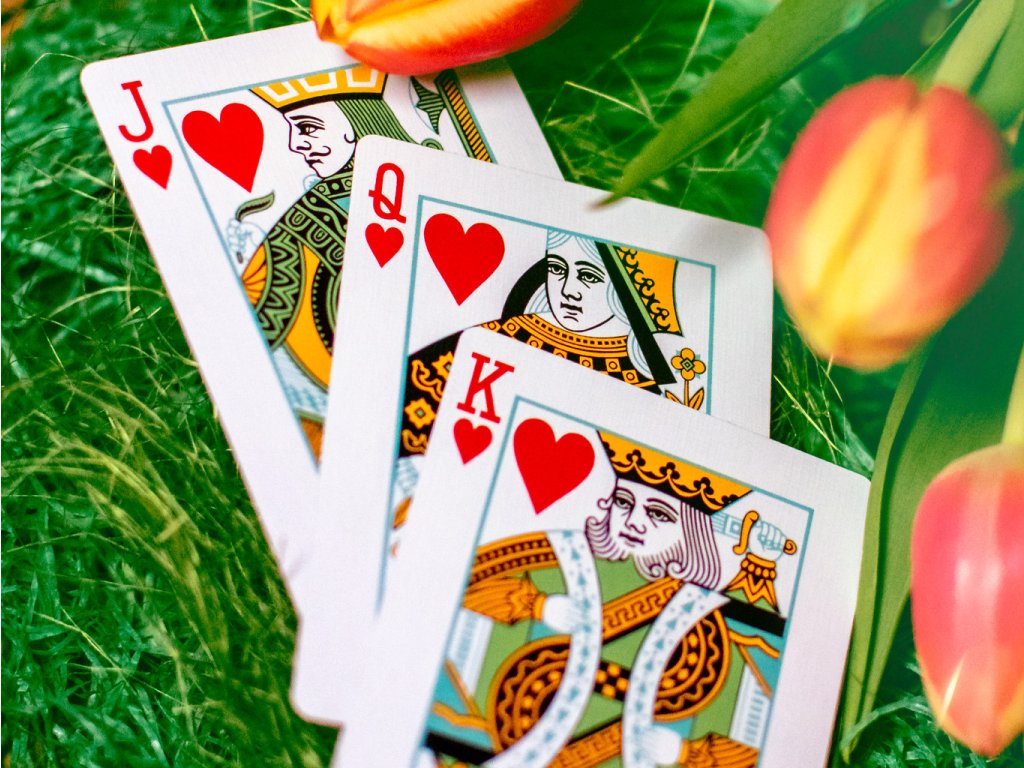 Butterfly Seasons Spring Summer Autumn Winter Marked Playing Cards by Ondrej Psenicka