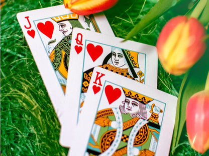 Butterfly Seasons Spring Summer Autumn Winter Marked Playing Cards by Ondrej Psenicka