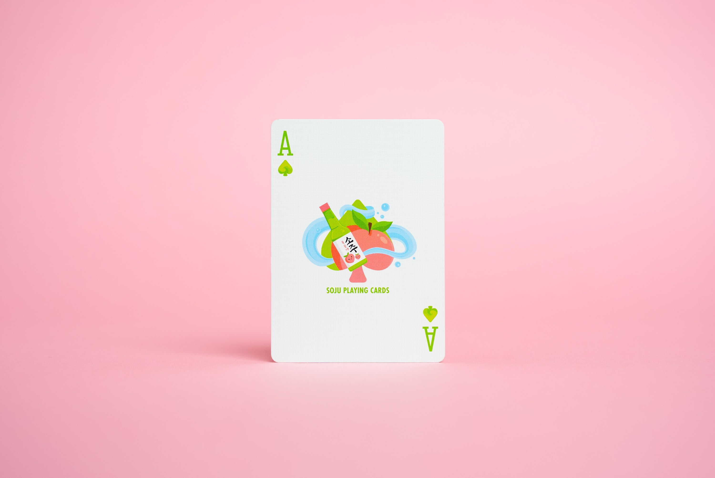 Peach SOJU Playing Cards