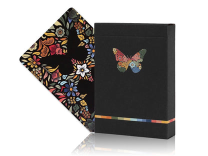 Butterfly Seasons Spring Summer Autumn Winter Marked Playing Cards by Ondrej Psenicka
