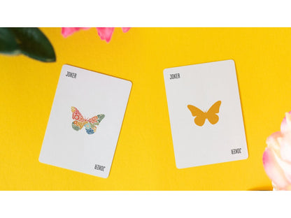 Butterfly Seasons Spring Summer Autumn Winter Marked Playing Cards by Ondrej Psenicka