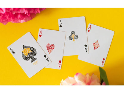 Butterfly Seasons Spring Summer Autumn Winter Marked Playing Cards by Ondrej Psenicka