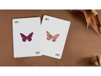 Butterfly Seasons Spring Summer Autumn Winter Marked Playing Cards by Ondrej Psenicka