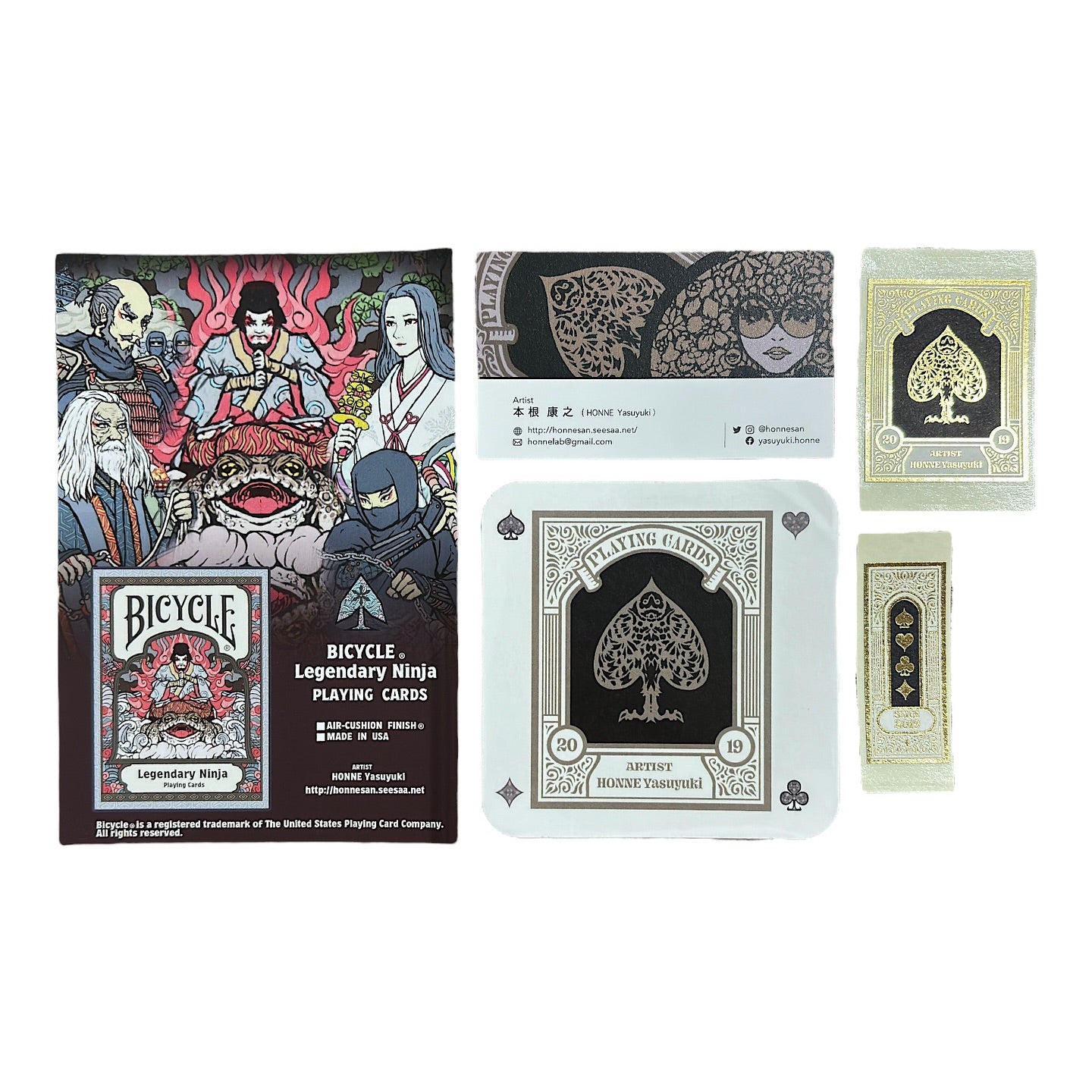 Bicycle Legendary Ninja Playing Cards [HALLOWEEN WRAP + GOODIES Ver.]