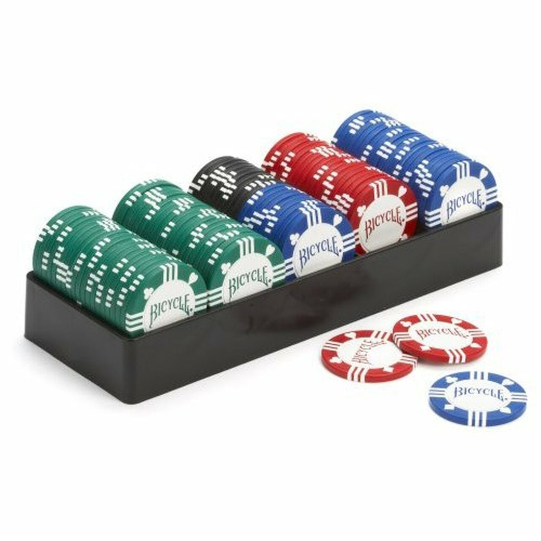 Bicycle 8g Clay 100 Poker Chips Set