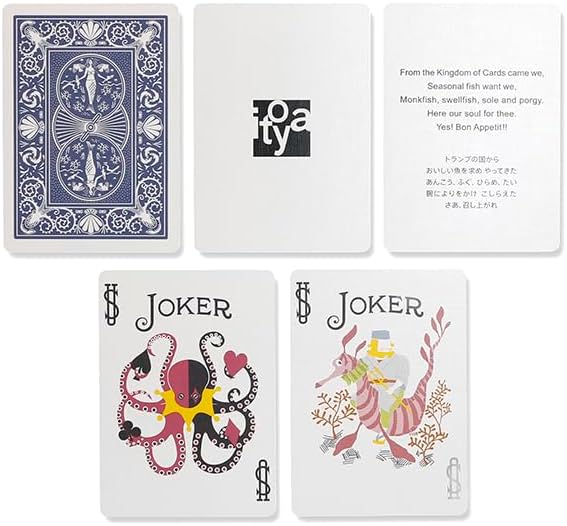 Bicycle Delicious Fish Ginza Itoya Japan Original Playing Cards Part 2