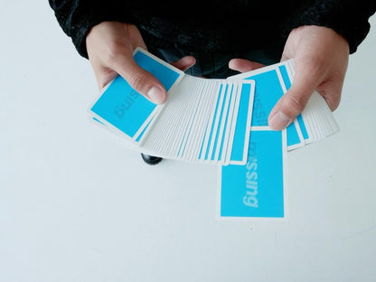 Blue Beam Playing Cards by Missing