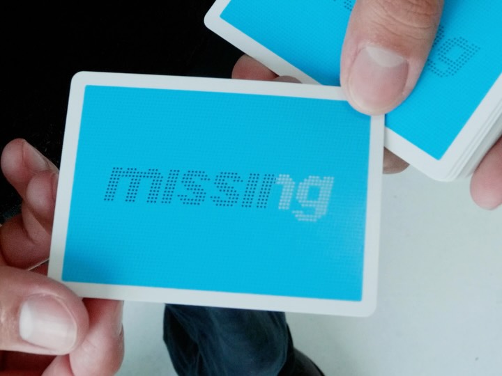 Blue Beam Playing Cards by Missing