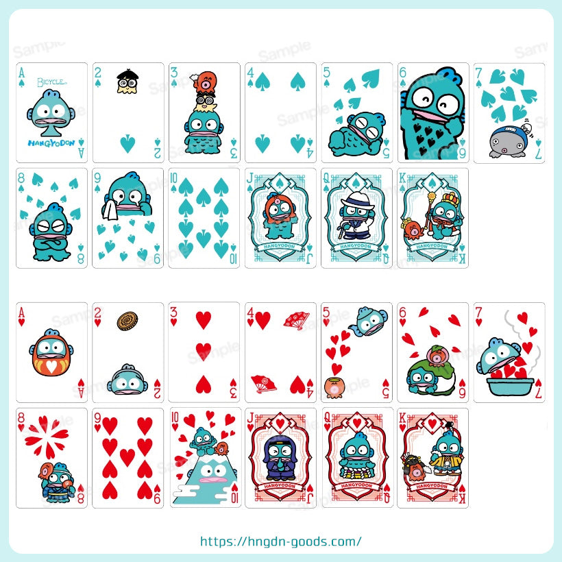 Bicycle Sanrio Hangyodon Japan Playing Cards