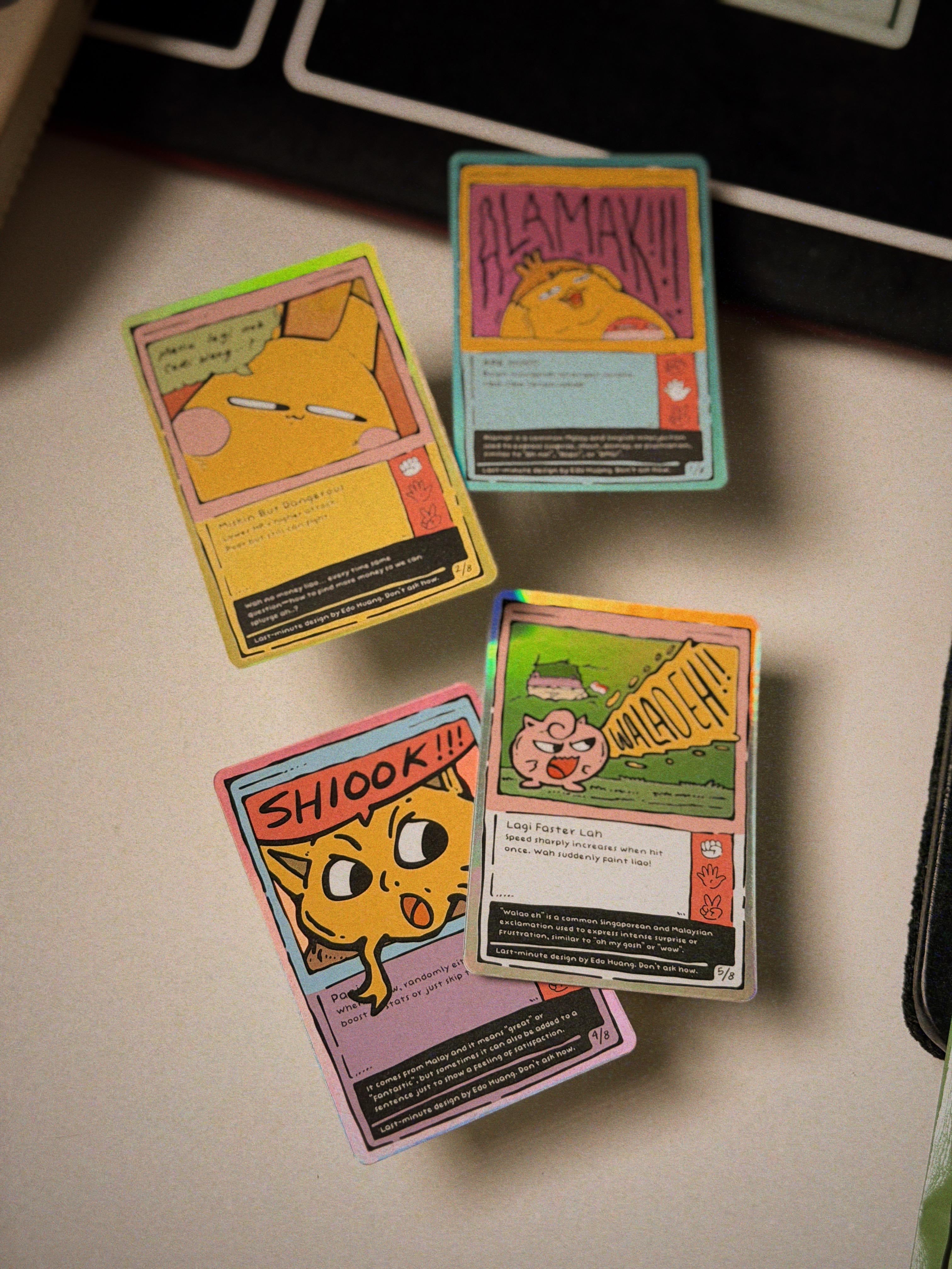 Pokkedo SINGAPORE &amp; MALAYSIA SLANG Promo Card [NOT FOR SALE]